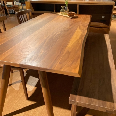 特大 W248㎝ 無垢 杉 ダイニングテーブル ナガノインテリア 特大 W248