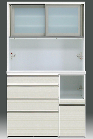 キッチンカウンター　130　キッチンボード　食器棚 楽天市場】1日限定11％offクーポン 食器棚 130 格子 オープン